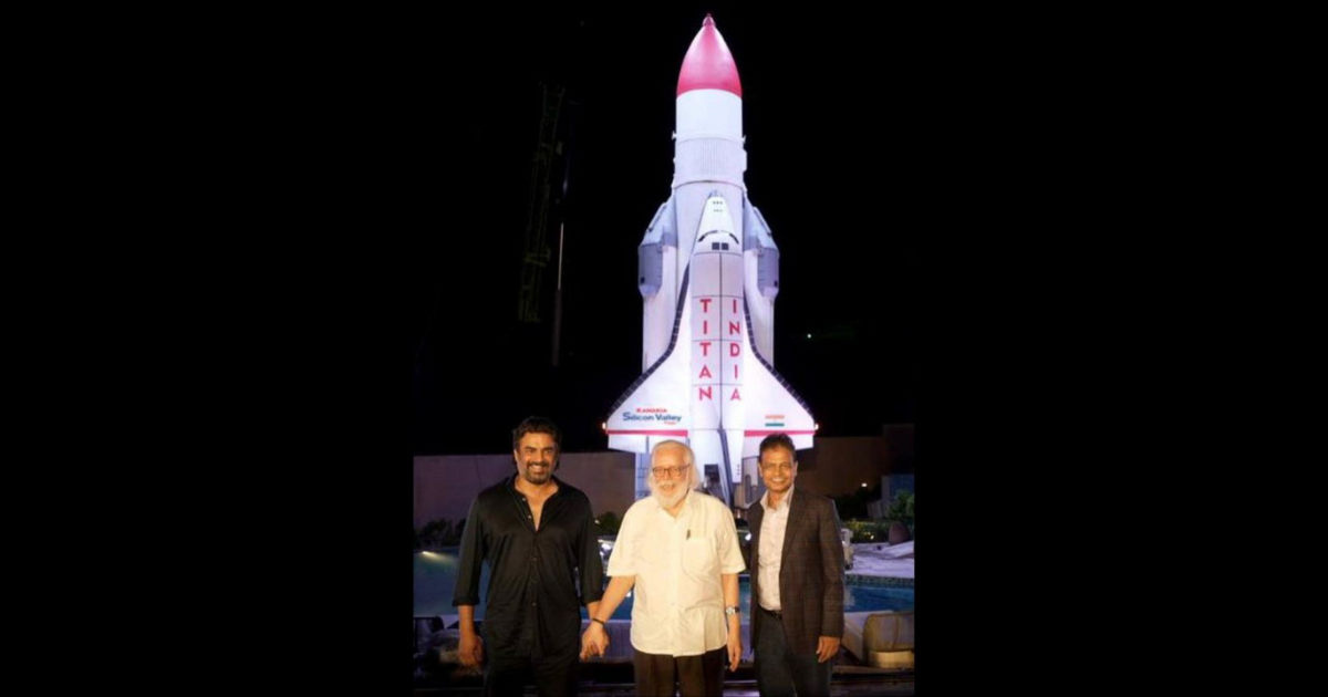 The Grand Rocket in 'Kanakia Silicon Valley' Unveiled, Rocket Boys: R Madhavan and Nambi Narayanan Sir cheer for the Rocket of another kind!